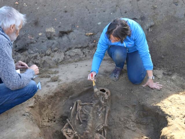 Archaeological excavations in A Lanzada