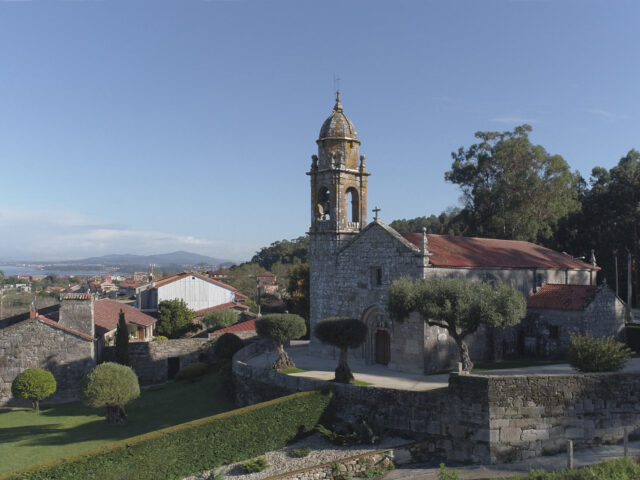Façade of Santo Estevo de Noalla
